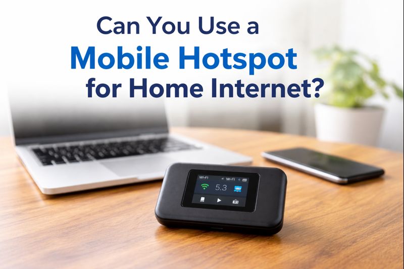 can i use a mobile hotspot for home internet